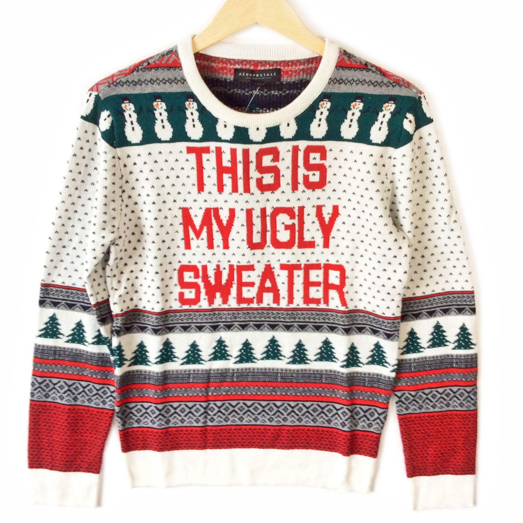 dual christmas sweater