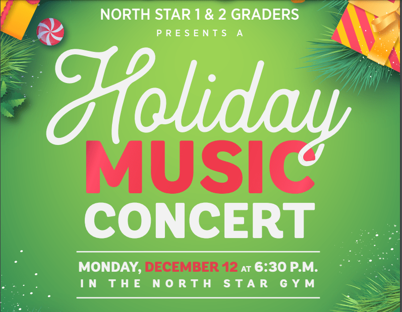 1 & 2 Grade- Holiday Music Concert